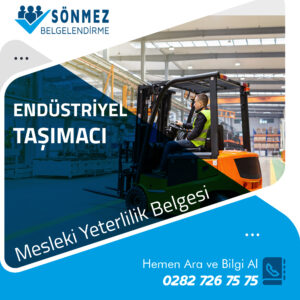 Endüstriyel Taşımacı (Seviye 3) MYK Belgesi