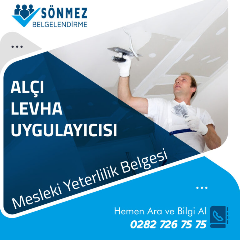 Alçı Levha Uygulayıcısı Mesleki Yeterlilik Belgesi